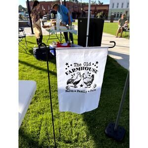 The Old Farmhouse Outdoor Garden Flag